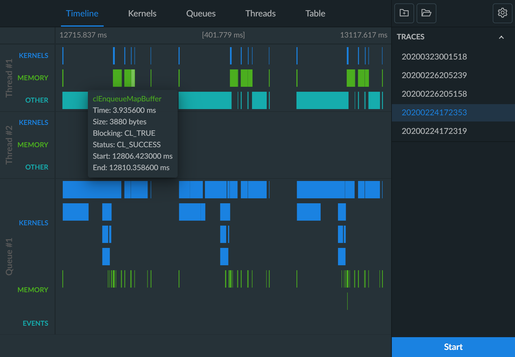 OpenCL Profiler